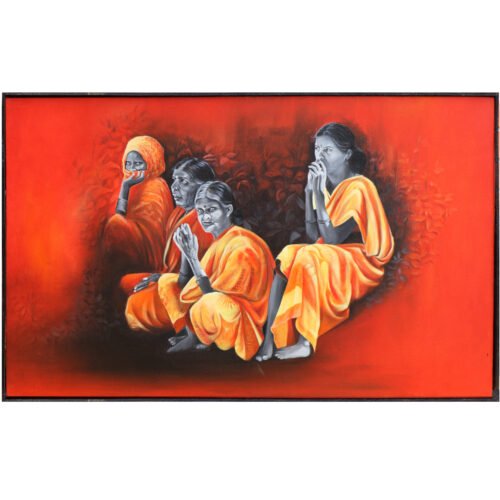 Adhyyan Craftsmanship Hand painted Canvas painting