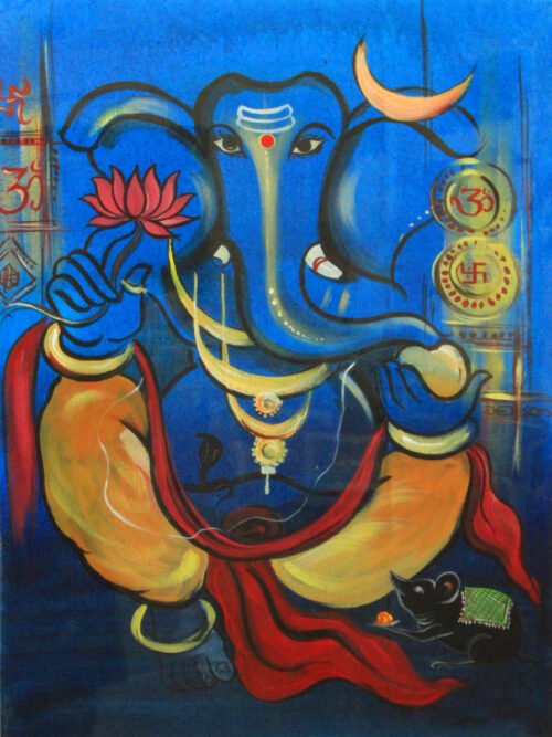 Adhyyan Craftsmanship Handmade Canvas Painting