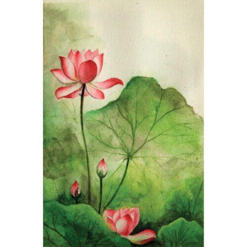 Adhyyan Craftsmanship Handmade watercolor painting