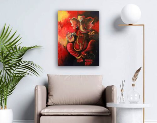 Adhyyan Craftsmanship Handmade Canvas Painting