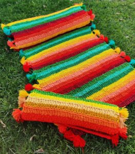 Adhyyan Craftsmanship Handmade Crochet Table runner