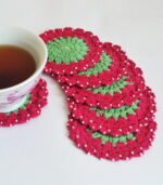 Adhyyan Craftsmanship Handmade Crochet Coaster