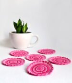 Adhyyan Craftsmanship Handmade Crochet Coaster