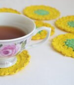 Adhyyan Craftsmanship Handmade Crochet Coaster