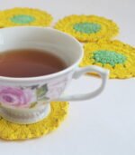 Adhyyan Craftsmanship Handmade Crochet Coaster