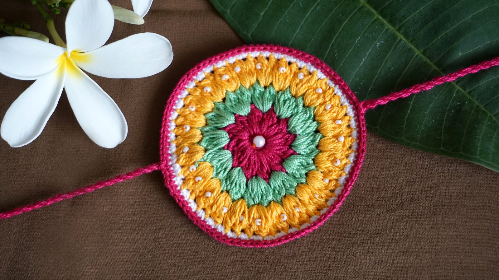 Adhyyan Craftsmanship Crochet Rakhi