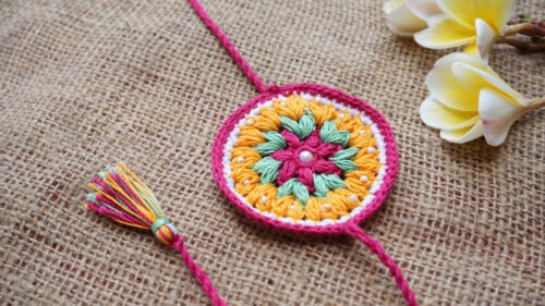 Adhyyan Craftsmanship Crochet Rakhi