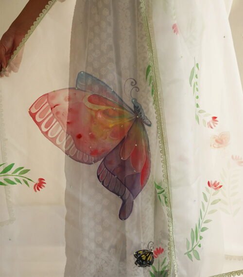 Hand painted dupatta