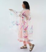 Hand Painted Organza Dupatta