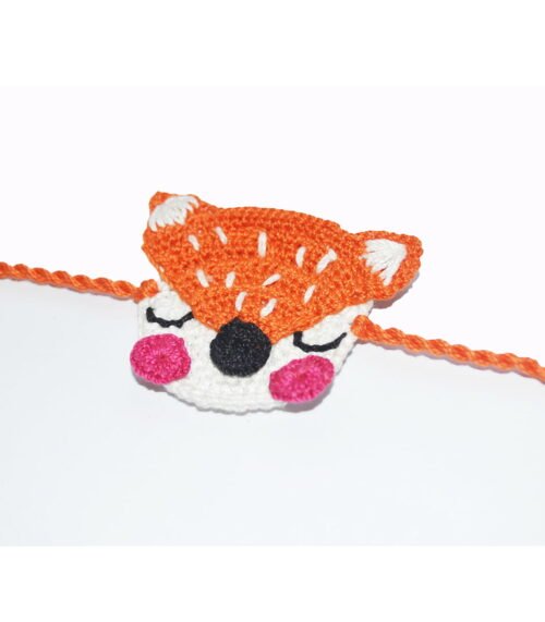 Handmade crochet rakhi