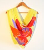 Hand painted scarf