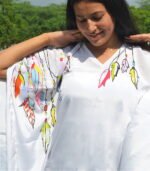 Hand painted kaftan