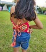 Handmade Crochet Multicolor Top