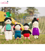 Handmade Crochet Toy Family