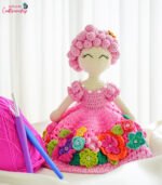 Crochet Doll With Floral Dress