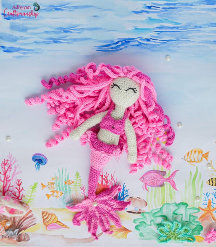 Crochet Pink Mermaid