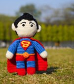 Purely Handmade Crochet Superman Toy