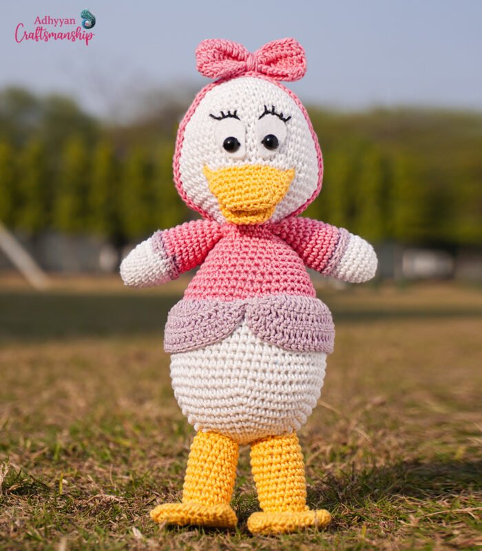 Handmade Crochet Duck Toy