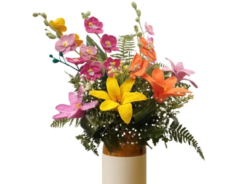 Crochet bouquet